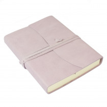 Papuro Amalfi Leather Journal - Soft Pink - Medium