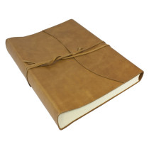 Papuro Amalfi Leather Photo Album - Tan - Large