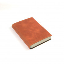 Papuro Capri Leather Journal - Orange - Small