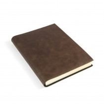 Papuro Capri Leather Journal - Chocolate - Medium