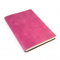 Papuro Capri Leather Journal - Raspberry - Large