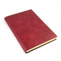 Papuro Capri Leather Journal - Red - Large