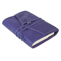 Papuro Milano Small Refillable Journal - Aubergine Address Book