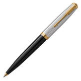 Parker 51 Premium Ballpoint Pen - Black Gold Trim