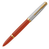 Parker 51 Premium Fountain Pen - Red Rage Gold Trim