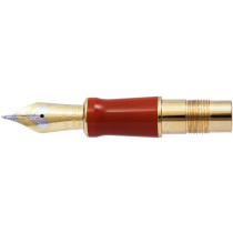 Parker Duofold Centennial Big Red Nib - Solid 18K Gold