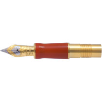 Parker Duofold International Big Red Nib - Solid 18K Gold