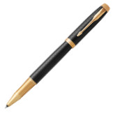 Parker IM Premium Rollerball Pen - Black Gold Trim