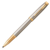 Parker IM Premium Rollerball Pen - Warm Silver & Gold