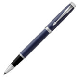 Parker IM Rollerball Pen - Blue Lacquer Chrome Trim