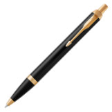 Parker IM Ballpoint Pen - Gloss Black Gold Trim