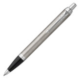 Parker IM Ballpoint Pen - Brushed Metal Chrome Trim