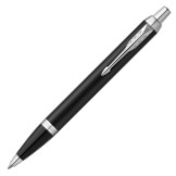 Parker IM Ballpoint Pen - Matte Black Chrome Trim