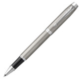 Parker IM Rollerball Pen - Brushed Metal Chrome Trim