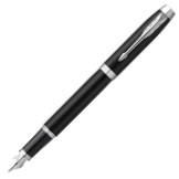 Parker IM Fountain Pen - Matte Black Chrome Trim