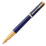 Parker Ingenuity Fountain Pen - Dark Blue Gold Trim