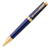 Parker Ingenuity Ballpoint Pen - Dark Blue Gold Trim