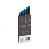Parker Quink Ink Cartridges - Pack of 5 - Washable