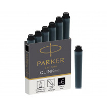 Parker Quink Mini Ink Cartridges - Box of 6