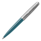 Parker 51 Ballpoint Pen - Teal Blue Resin Chrome Trim
