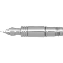 Parker Premier Silver Trim Nib - Solid 18K Gold Rhodium Plated