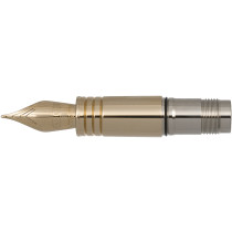 Parker Premier Light Gold Trim Nib - Solid 18K Light Gold Plated