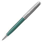 Parker Sonnet Essentials Ballpoint Pen - Matte Green & Sandblasted Steel