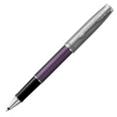Parker Sonnet Essentials Rollerball Pen - Matte Violet & Sandblasted Steel