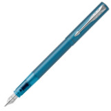 Parker Vector XL Fountain Pen - Teal Chrome Trim