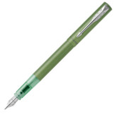 Parker Vector XL Fountain Pen - Green Chrome Trim