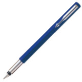 Parker Vector Fountain Pen - Blue Chrome Trim