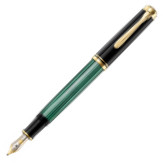 Pelikan Souverän 400 Fountain Pen - Black & Green