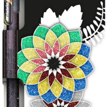 Pentel Hybrid Dual Gel Pens - Assorted Colours (Wallet of 4)