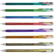 Pentel Hybrid Dual Gel Pens - Fantasy Colours (Wallet of 8)