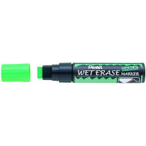 Pentel Jumbo Wet Erase Chalk Markers - Green (Wallet of 4)