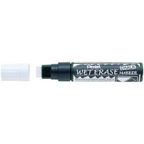 Pentel Jumbo Wet Erase Chalk Markers - White (Wallet of 4)