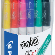 Pilot FriXion Colors Erasable Fibre Tip Pen - Assorted (Pack of 6)