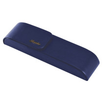 Pineider Pen Case for Two Pens - Blue