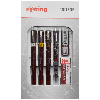 Rotring Isograph College Set - 0.25mm/0.35mm/0.50mm