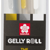 Sakura Gelly Roll Metallic Gel Pens - Assorted Colours (Set of 3)