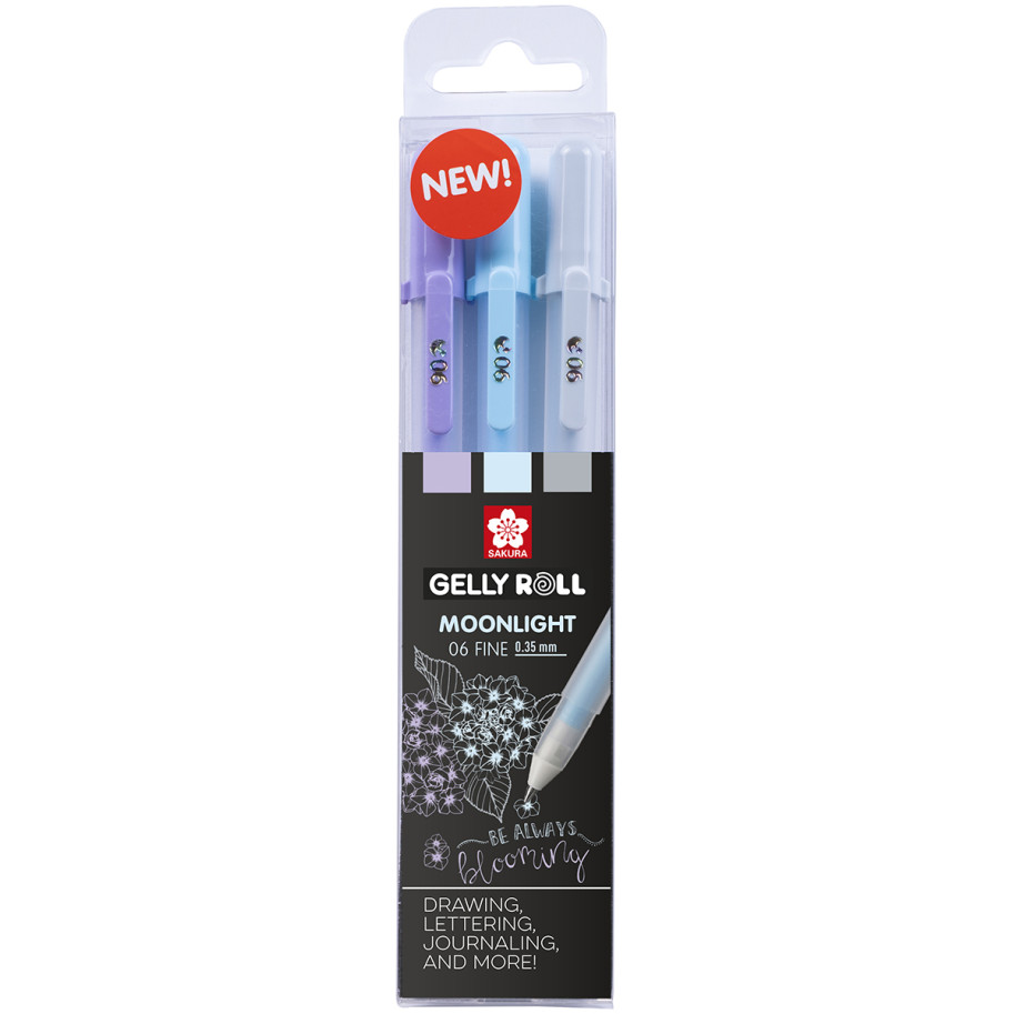 Sakura Gelly Roll Moonlight Gel Pens - Calm Set (Pack of 3)