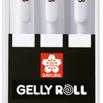Sakura Gelly Roll Stardust Gel Pens - Whites Set (Pack of 3)