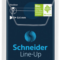 Schneider Line-Up Fineliner Pens - Assorted Colours (Pack of 6)