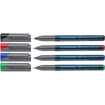 Schneider Maxx 220 Permanent Markers - Superfine - Assorted Colours (Pack of 4)