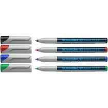 Schneider Maxx 223 Non-Permanent Markers - Fine - Assorted Colours (Pack of 4)