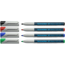Schneider Maxx 225 Non-Permanent Markers - Medium - Assorted Colours (Pack of 4)