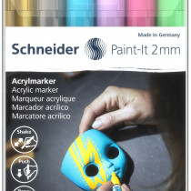 Schneider Paint-It 310 Acrylic Markers - 2mm - Set 2 (Pack of 6)