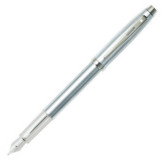 Sheaffer 100 Fountain Pen - Brushed Chrome Nickel Trim