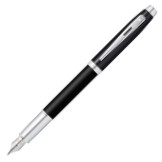 Sheaffer 100 Fountain Pen - Matte Black Chrome Trim