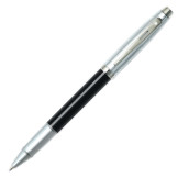 Sheaffer 100 Rollerball Pen - Black Lacquer Brushed Chrome